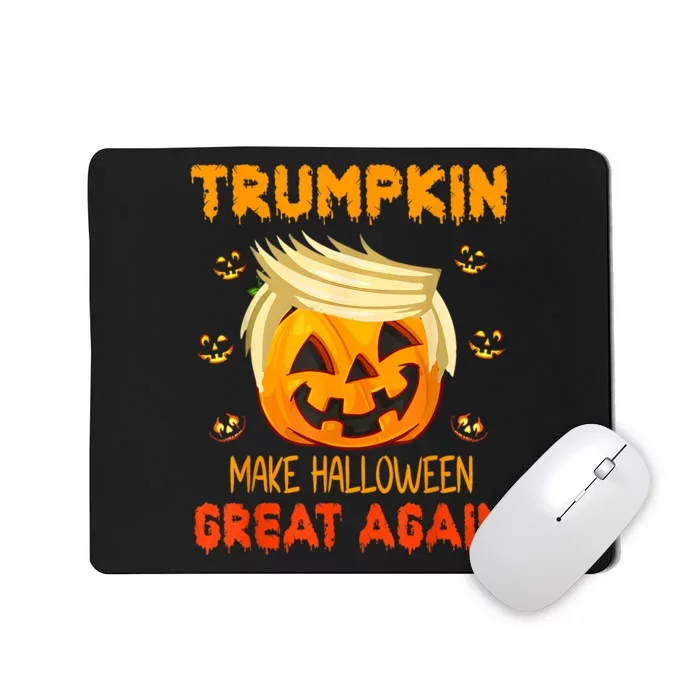 Trumpkin Make Halloween Great Again Funny Pumpkin Mousepad