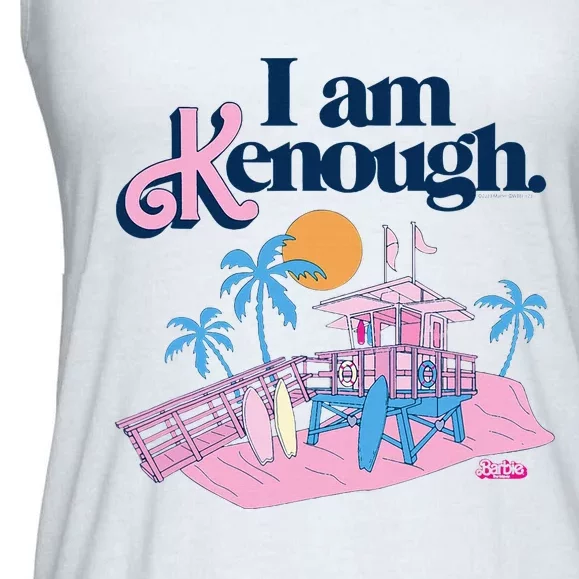 The Movie I Am Kenough Lifeguard Stand Ladies Essential Flowy Tank