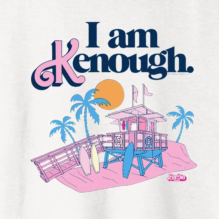 The Movie I Am Kenough Lifeguard Stand Women's Crop Top Tee