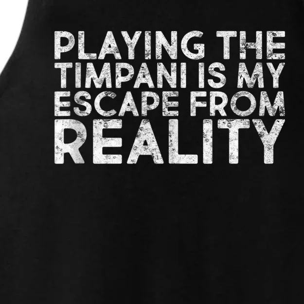 Timpani Musical Instrument Timpani Drum Timpani Players Ladies Tri-Blend Wicking Tank