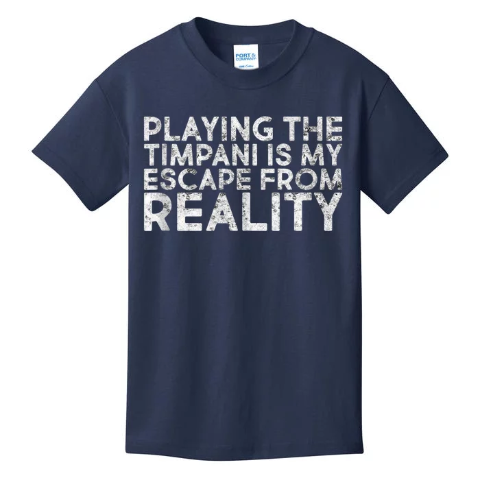 Timpani Musical Instrument Timpani Drum Timpani Players Kids T-Shirt