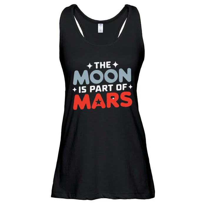 The Moon Is Part Of Mars Ladies Essential Flowy Tank