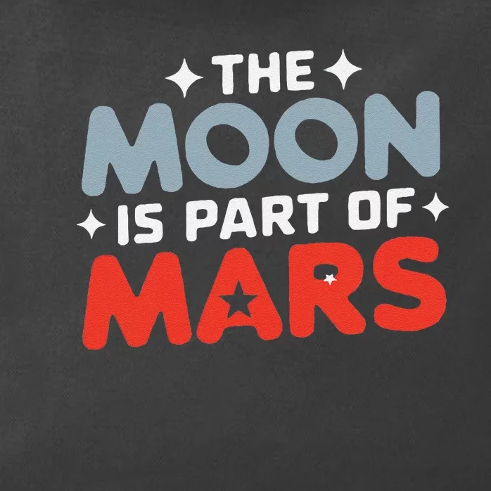 The Moon Is Part Of Mars Zip Tote Bag