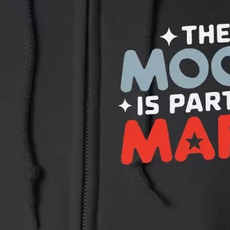 The Moon Is Part Of Mars Full Zip Hoodie