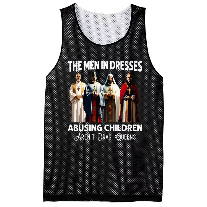 The Men In Dresses Abusing Children Arent Drag Queens Mesh Reversible Basketball Jersey Tank