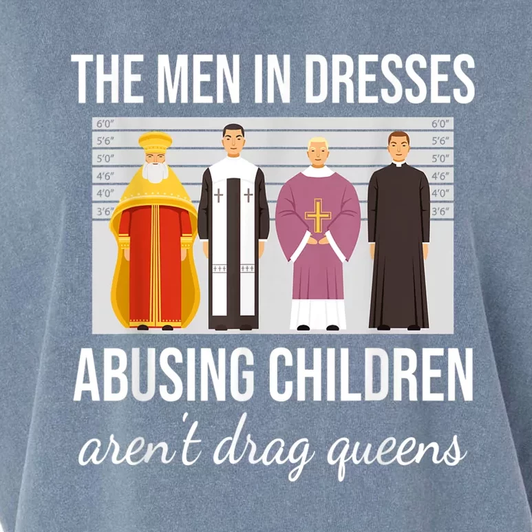 The Men In Dresses Abusing Children Aren't Drag Queens Garment-Dyed Women's Muscle Tee