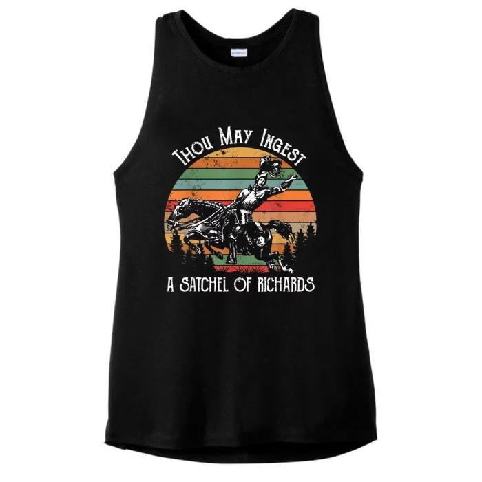 Thou May Ingest A Satchel Of Richards Ladies Tri-Blend Wicking Tank