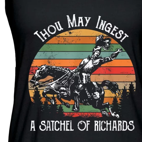 Thou May Ingest A Satchel Of Richards Ladies Essential Flowy Tank