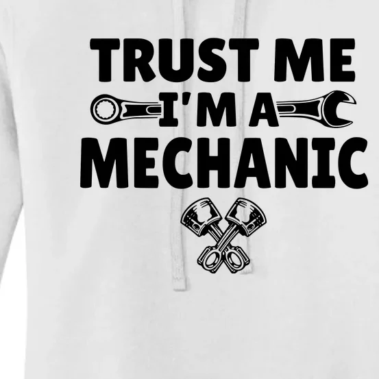 Trust Me I'm A Bike Mechanic Women's Pullover Hoodie