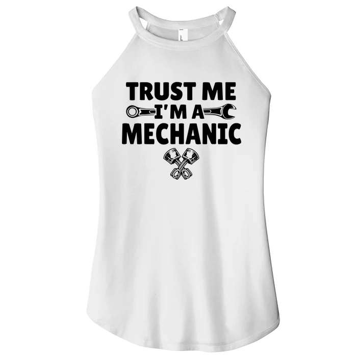 Trust Me I'm A Bike Mechanic Women’s Perfect Tri Rocker Tank