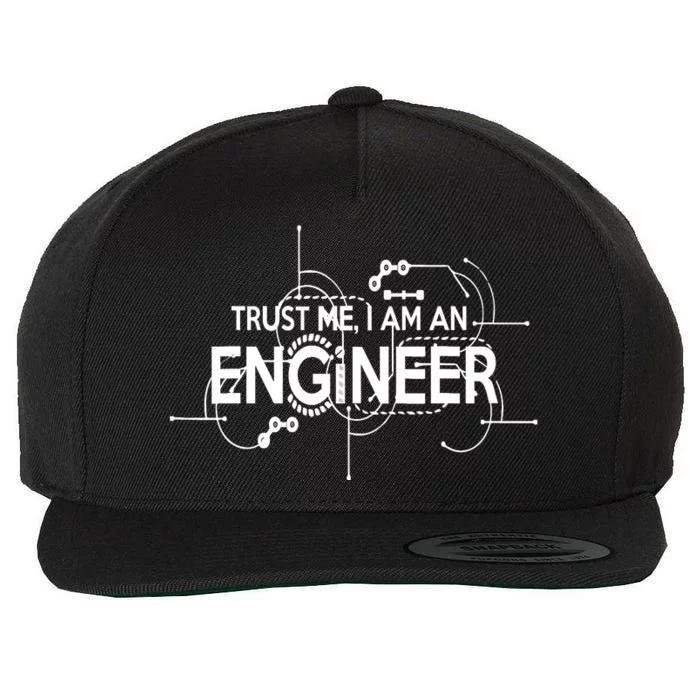 Trust Me I'm An Engineer Wool Snapback Cap