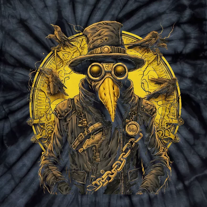 Trust Me IM A Doctor Gothic Plague Doctor Steampunk Style Tie-Dye T-Shirt