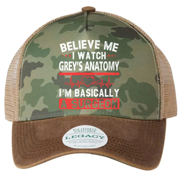 Trust Me I Watch Grey Anatomy Christmas Ugly Sweatshirt Legacy Tie Dye Trucker Hat