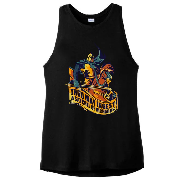 Thou May Ingest A Satchel Of Richards Ladies Tri-Blend Wicking Tank