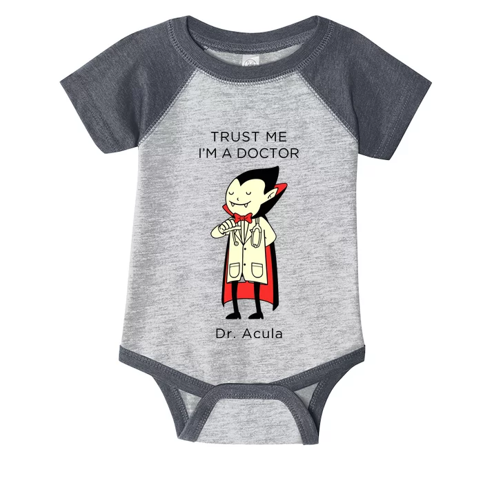 TRUST ME Im A Doctor Dracula Halloween Infant Baby Jersey Bodysuit