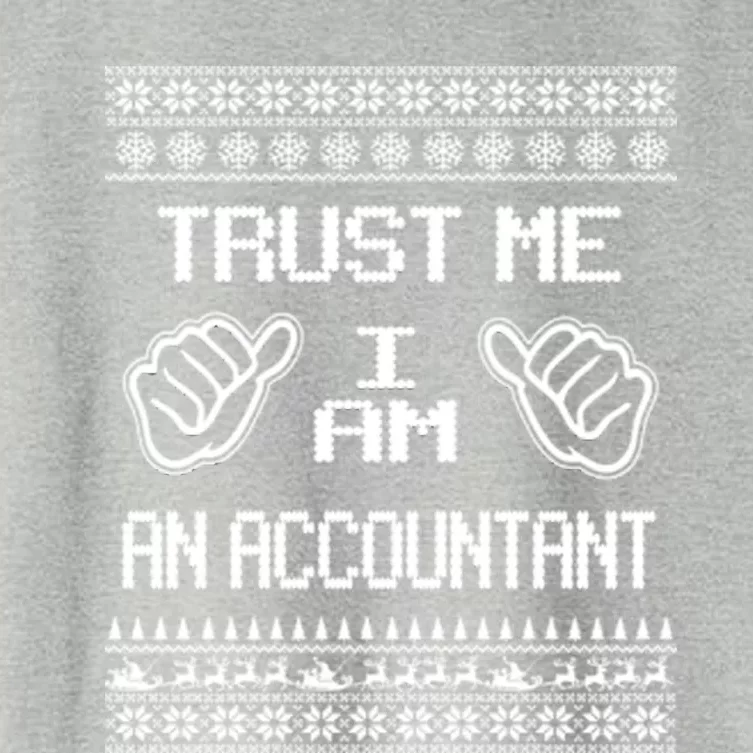 Trust Me I Am An Accountant Christmas Women's Crop Top Tee