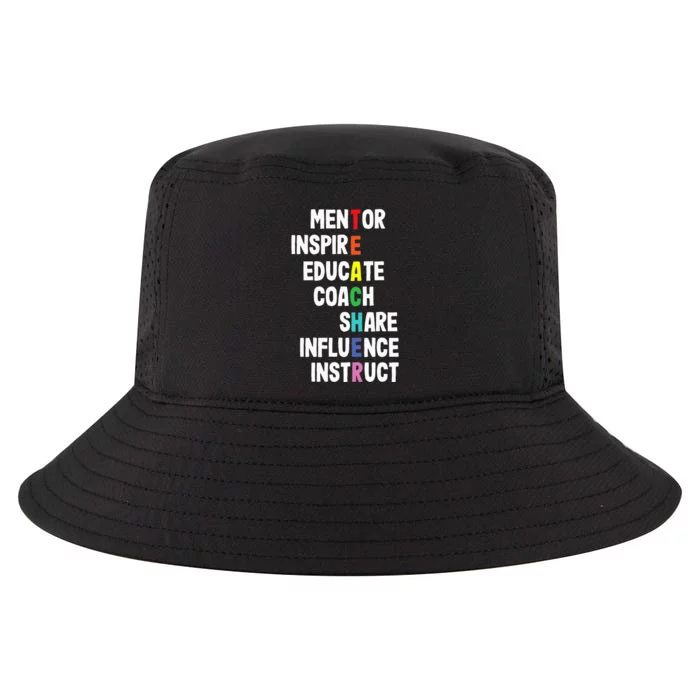 Teacher Mentor Inspire Cool Comfort Performance Bucket Hat