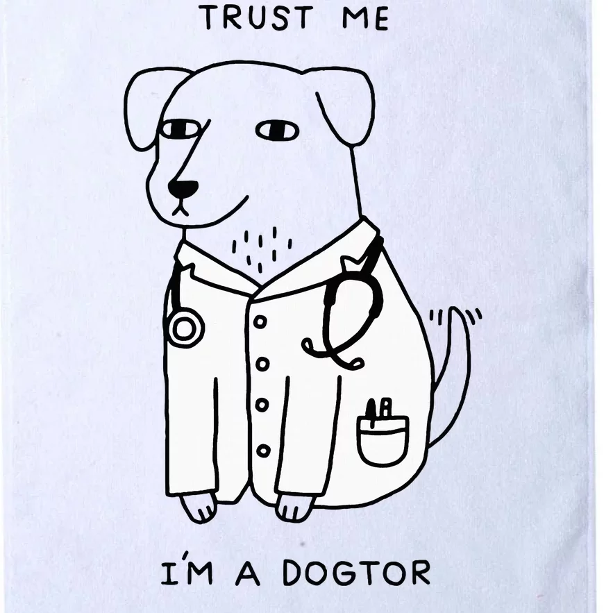 Trust Me IM A Dogtor Platinum Collection Golf Towel