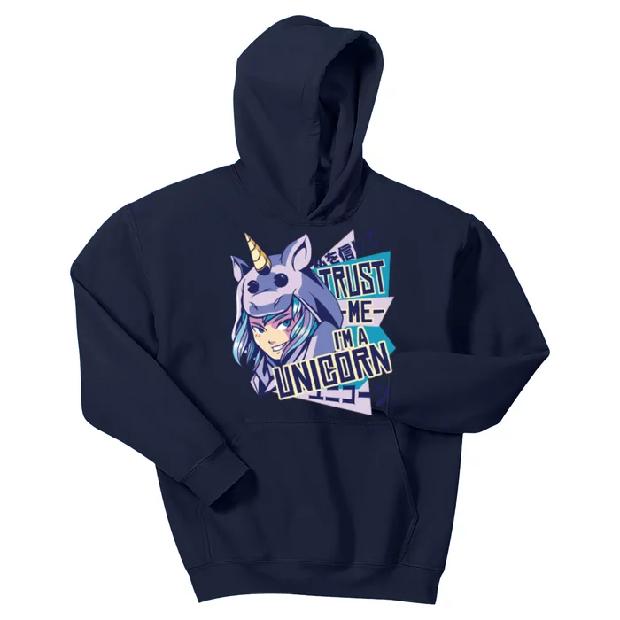 Trust Me I Am A Unicorn Kids Hoodie