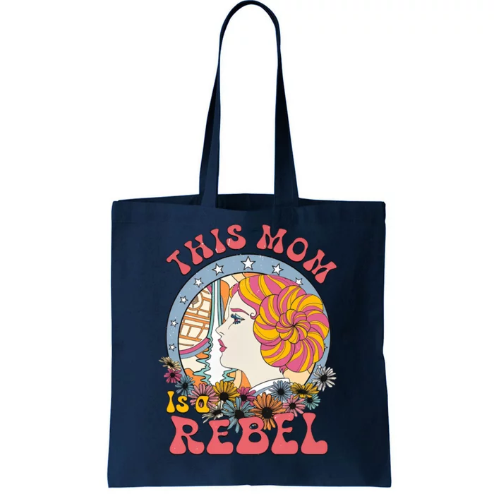 This Mom Is A Rebel Star Movie Wars Mom Mothers Day Tote Bag