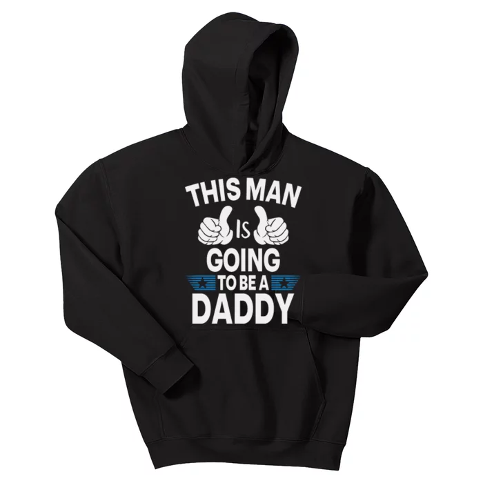 This Man Is Going To Be A Daddy First Father's Day Kids Hoodie