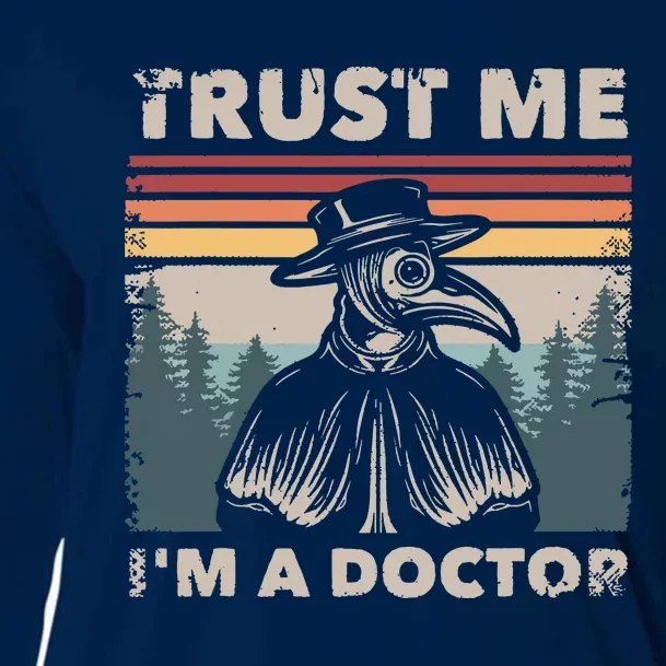 Trust Me Im A Doctor Plague Doctor Face Mask Physician Cooling Performance Long Sleeve Crew