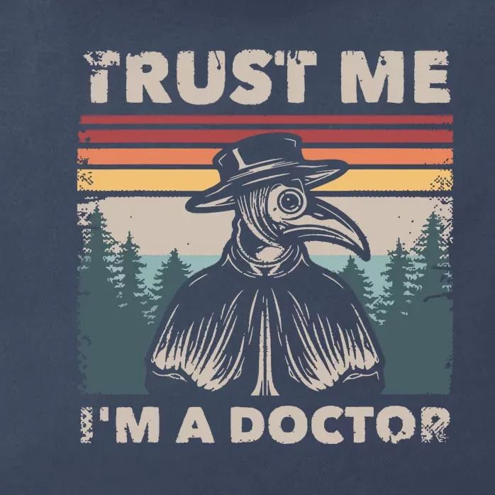 Trust Me Im A Doctor Plague Doctor Face Mask Physician Zip Tote Bag