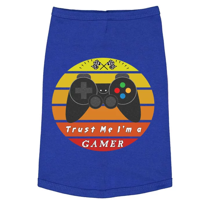 Trust Me Im A Gamer Vintage Video Game Controller Gift Meaningful Gift Doggie Tank