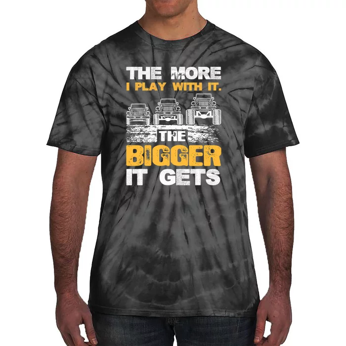 The More I Play With It The Bigger It Gets Men Tie-Dye T-Shirt