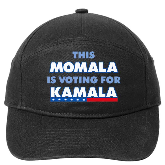 This Momala Is Voting For Kamala 7-Panel Snapback Hat