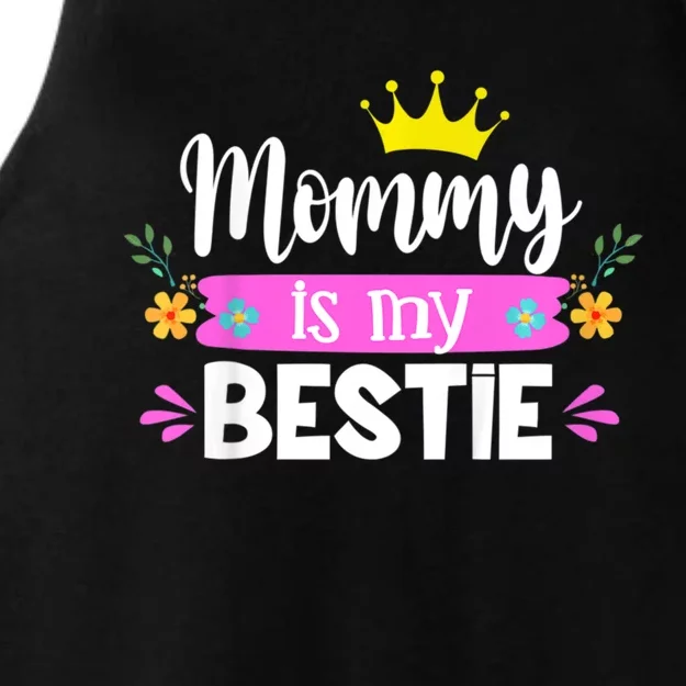 Trending Mommy Is My Bestie Mommy And Me Daughter Matching Ladies Tri-Blend Wicking Tank