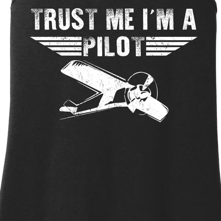 Trust Me Im A Pilot Ladies Essential Tank