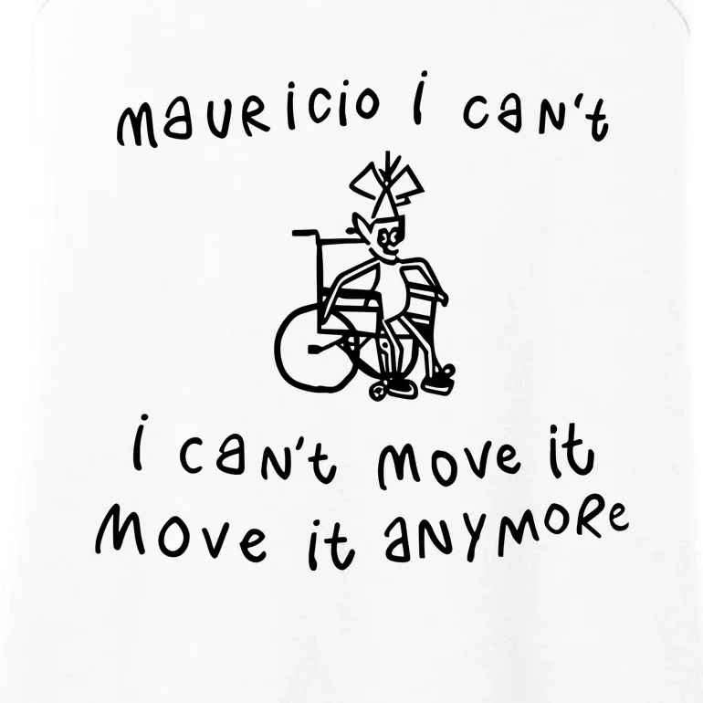 Teespeeler Mauricio I CanT I CanT Move It Move It Anymore Ladies Essential Tank