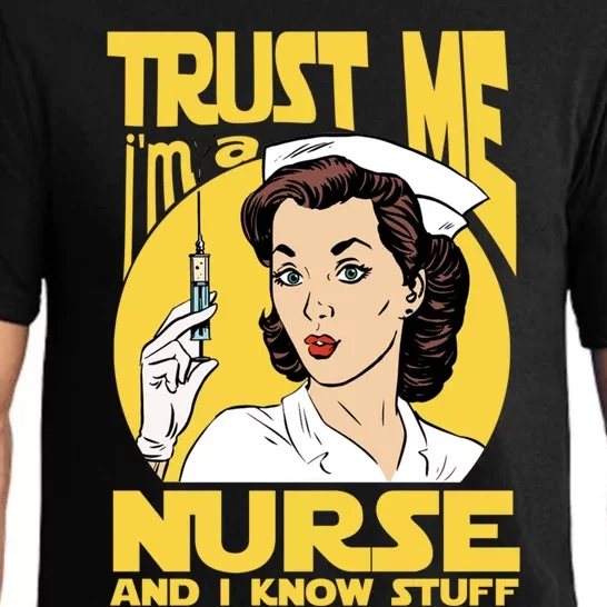 Trust Me Im A Nurse Funny Nursing Meaningful Gift Pajama Set