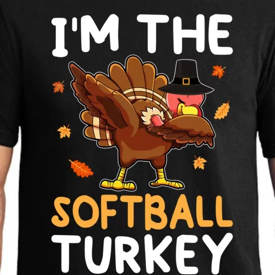 Thanksgiving Matching IM The Baseball Turkey Gift Pajama Set