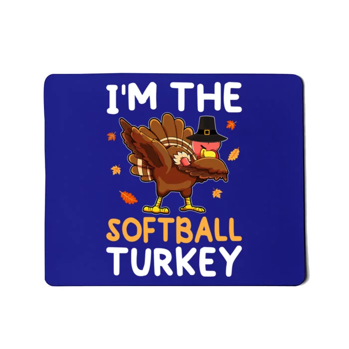 Thanksgiving Matching IM The Baseball Turkey Gift Mousepad