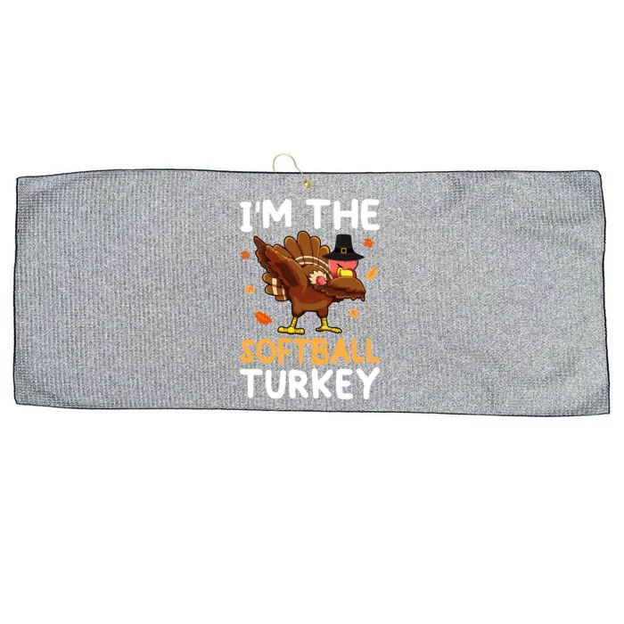 Thanksgiving Matching IM The Baseball Turkey Gift Large Microfiber Waffle Golf Towel