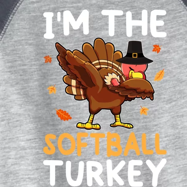 Thanksgiving Matching IM The Baseball Turkey Gift Toddler Fine Jersey T-Shirt