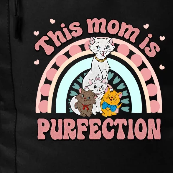 This Mom Is Purfection Mother's Day The Cat Mom Funny Daily Commute Backpack