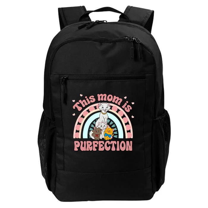 This Mom Is Purfection Mother's Day The Cat Mom Funny Daily Commute Backpack