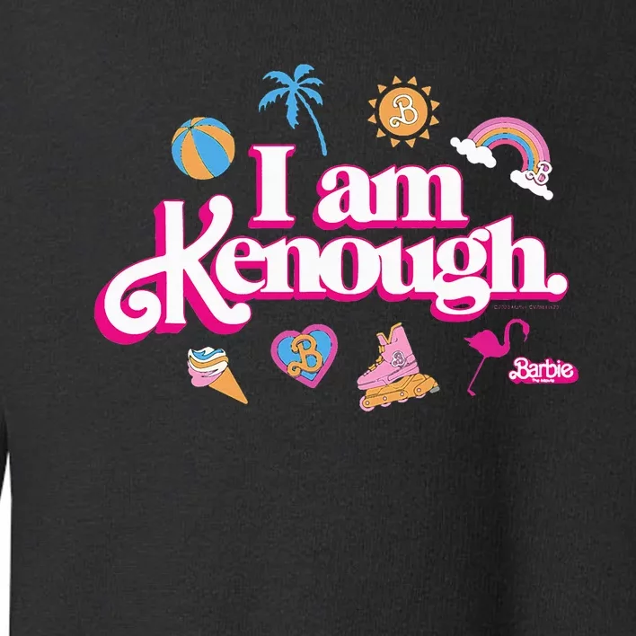 The Movie I Am Kenough Icons Toddler Sweatshirt