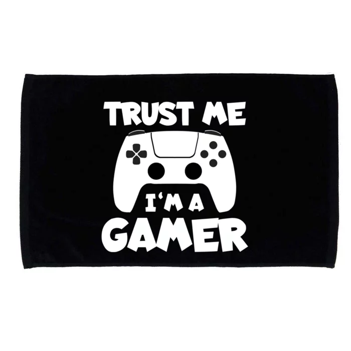 Trust Me I´m A Gamer Online Clothes Computer Video Game Geek Gift Microfiber Hand Towel