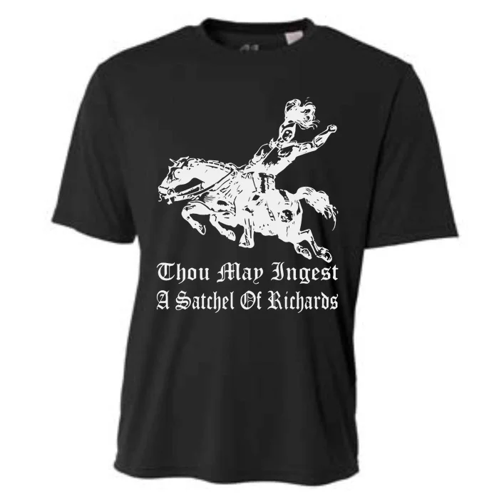 Thou May Ingest A Satchel Of Richards Cooling Performance Crew T-Shirt