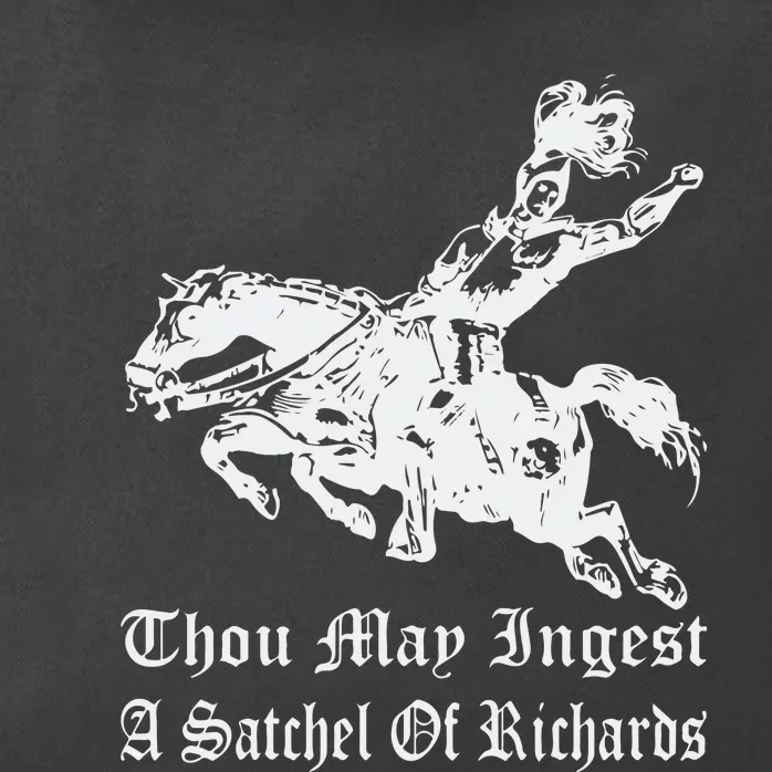 Thou May Ingest A Satchel Of Richards Zip Tote Bag