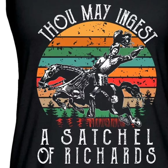 Thou May Ingest A Satchel Of Richards Ladies Essential Flowy Tank