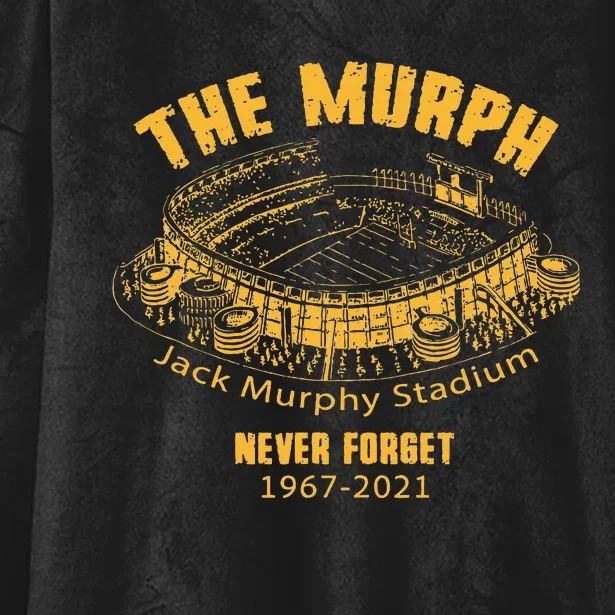 The Murph Jack Murphy Stadium San Diego Baseball Hooded Wearable Blanket