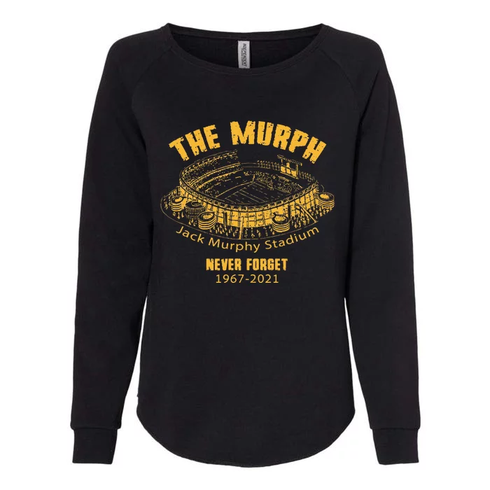 The Murph Jack Murphy Stadium San Diego Baseball Womens California Wash Sweatshirt