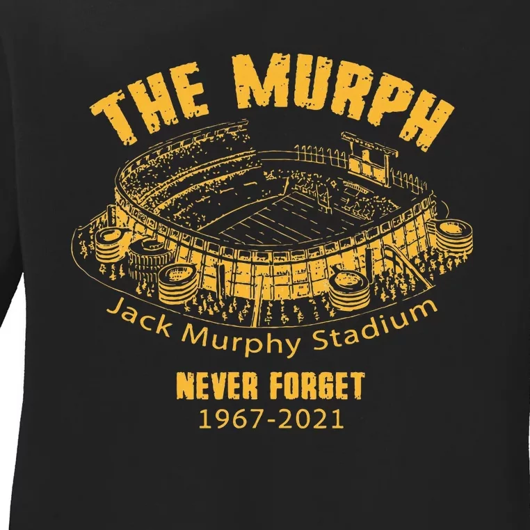 The Murph Jack Murphy Stadium San Diego Baseball Ladies Long Sleeve Shirt