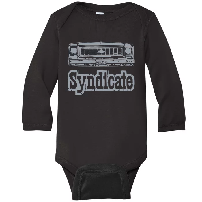 The Msg Jack Wearing Squarebody Syndicate Baby Long Sleeve Bodysuit