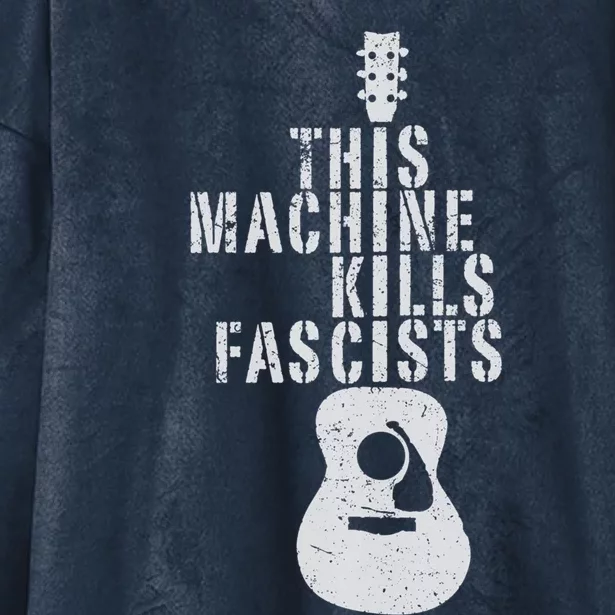 This Machine Kills Fascists Hooded Wearable Blanket